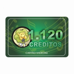 Cartão pré-pago 1.120 créditos (LIBERAÇÃO ON LINE)