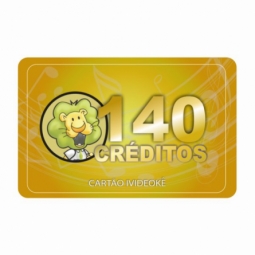 Cartão pré-pago 140 créditos (LIBERAÇÃO ON LINE)