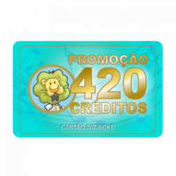Cartão pré-pago 420 créditos (LIBERAÇÃO ON LINE)
